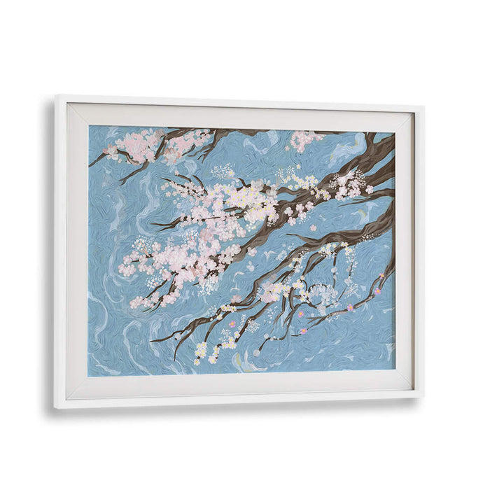 CHERRY BLOSSOMS , FLORAL FLOWER PAINTINGS