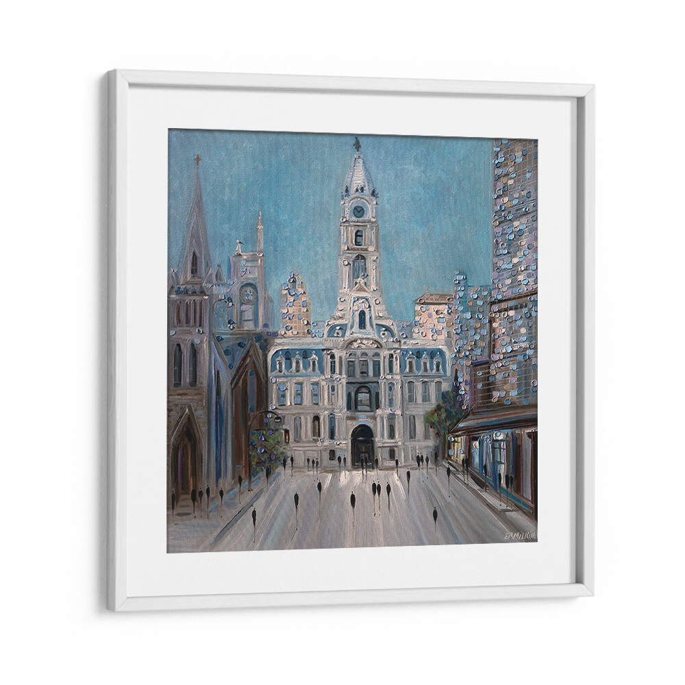 CITY HALL PHILLY , MODERN IMPRESSIONISM PAINTINGS