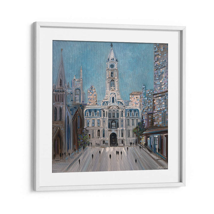 CITY HALL PHILLY , MODERN IMPRESSIONISM PAINTINGS