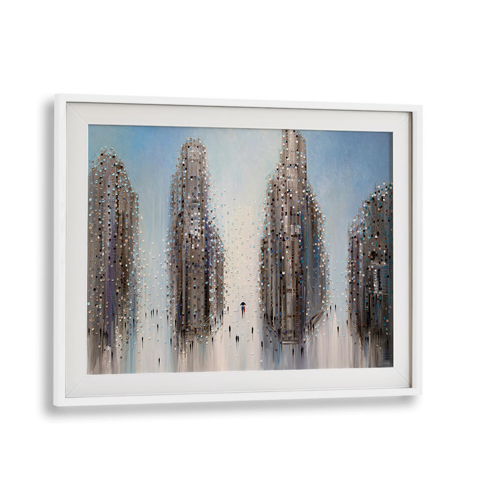 CITY MOOD , MODERN IMPRESSIONISM PAINTINGS