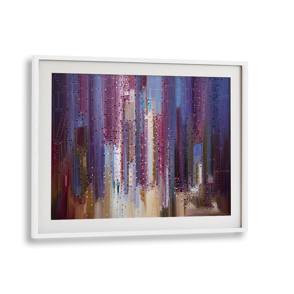 CITY ROMANCE , MODERN IMPRESSIONISM PAINTINGS