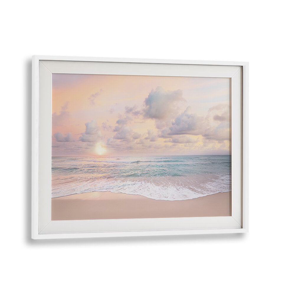 CLOUDY SUNSET , BEACH PAINTINGS