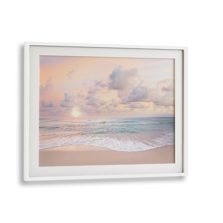CLOUDY SUNSET , BEACH PAINTINGS