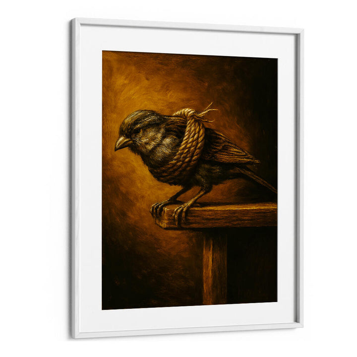 COILED PATIENCE , EXPRESSIONISM PAINTINGS