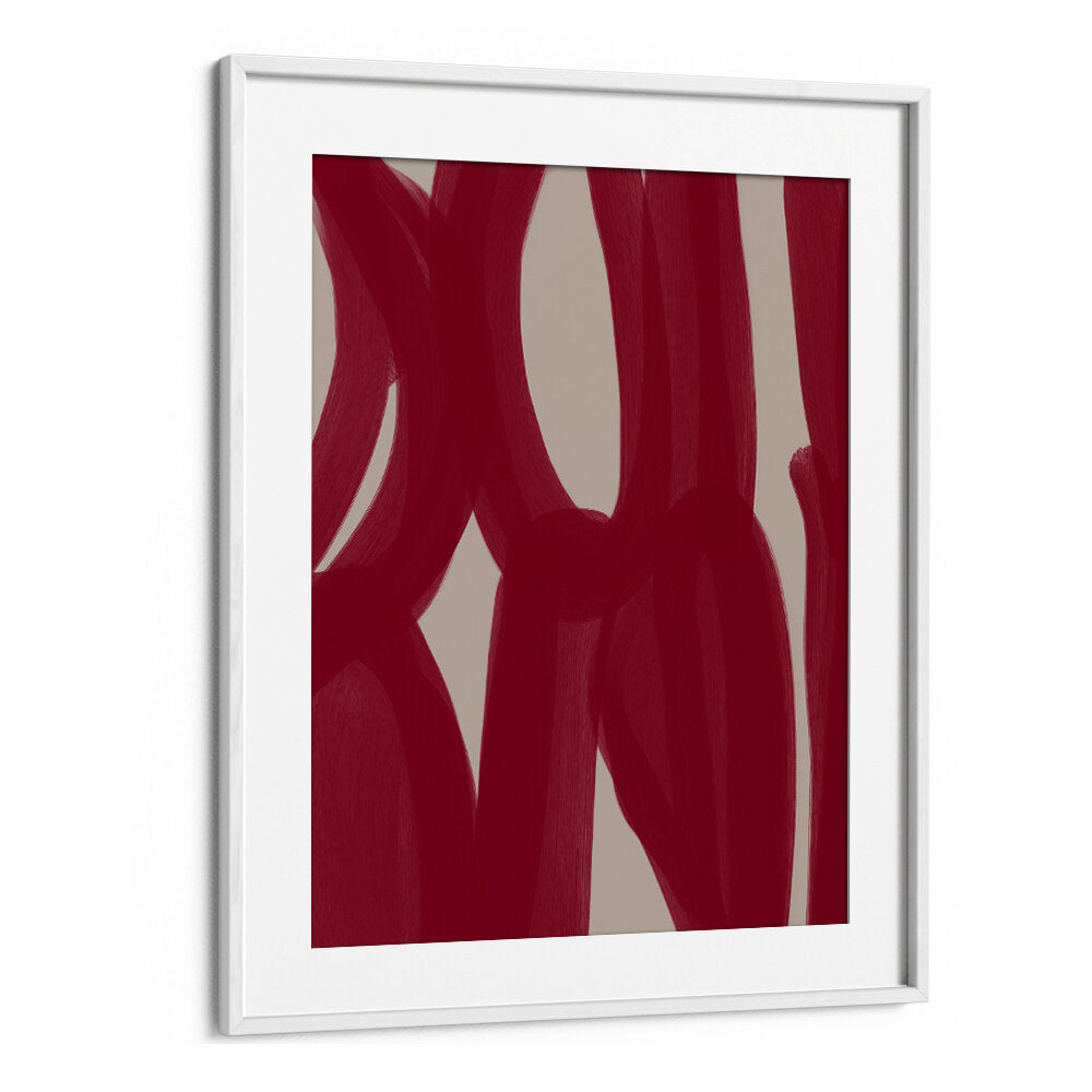 COLOUR PALETTE BURGUNDY IV , ABSTRACT PAINTINGS