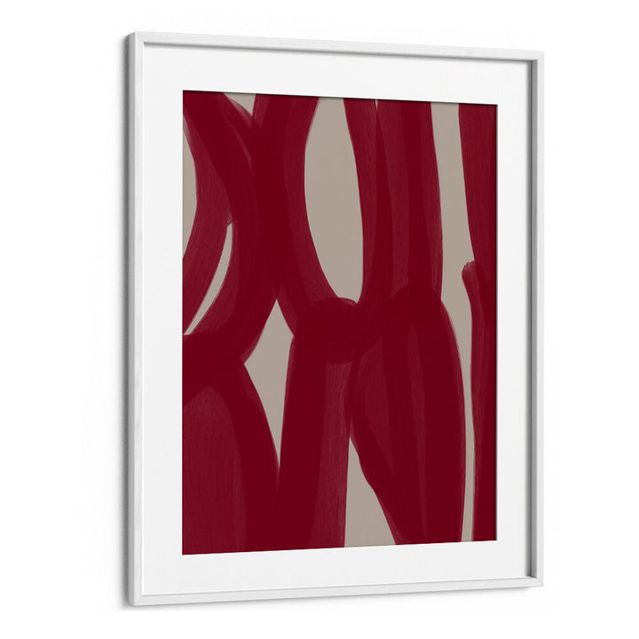 COLOUR PALETTE BURGUNDY IV , ABSTRACT PAINTINGS