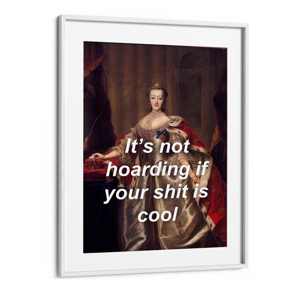 COMBINES CLASSICAL PORTRAITURE , ALTERED ART PRINTS