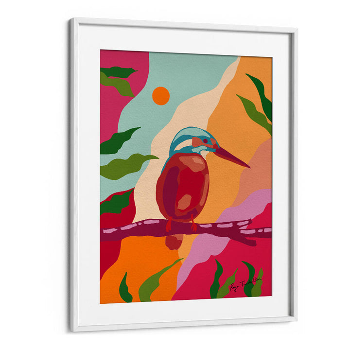COMMON KINGFISHER ABSTRACT ART