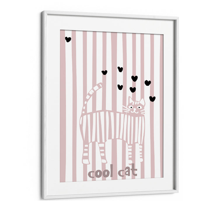 COOL CAT WITH HEARTS