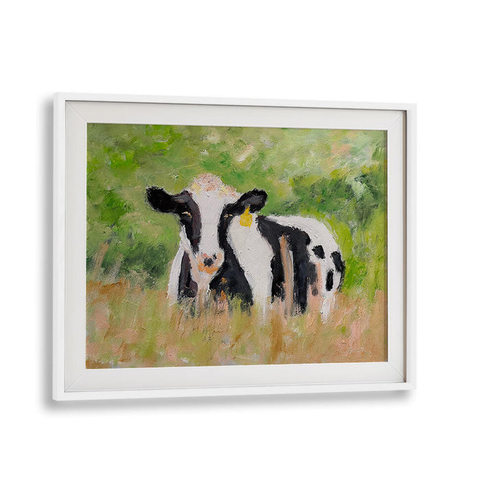 COVERED IN CLOVER , ANIMAL PAINTINGS