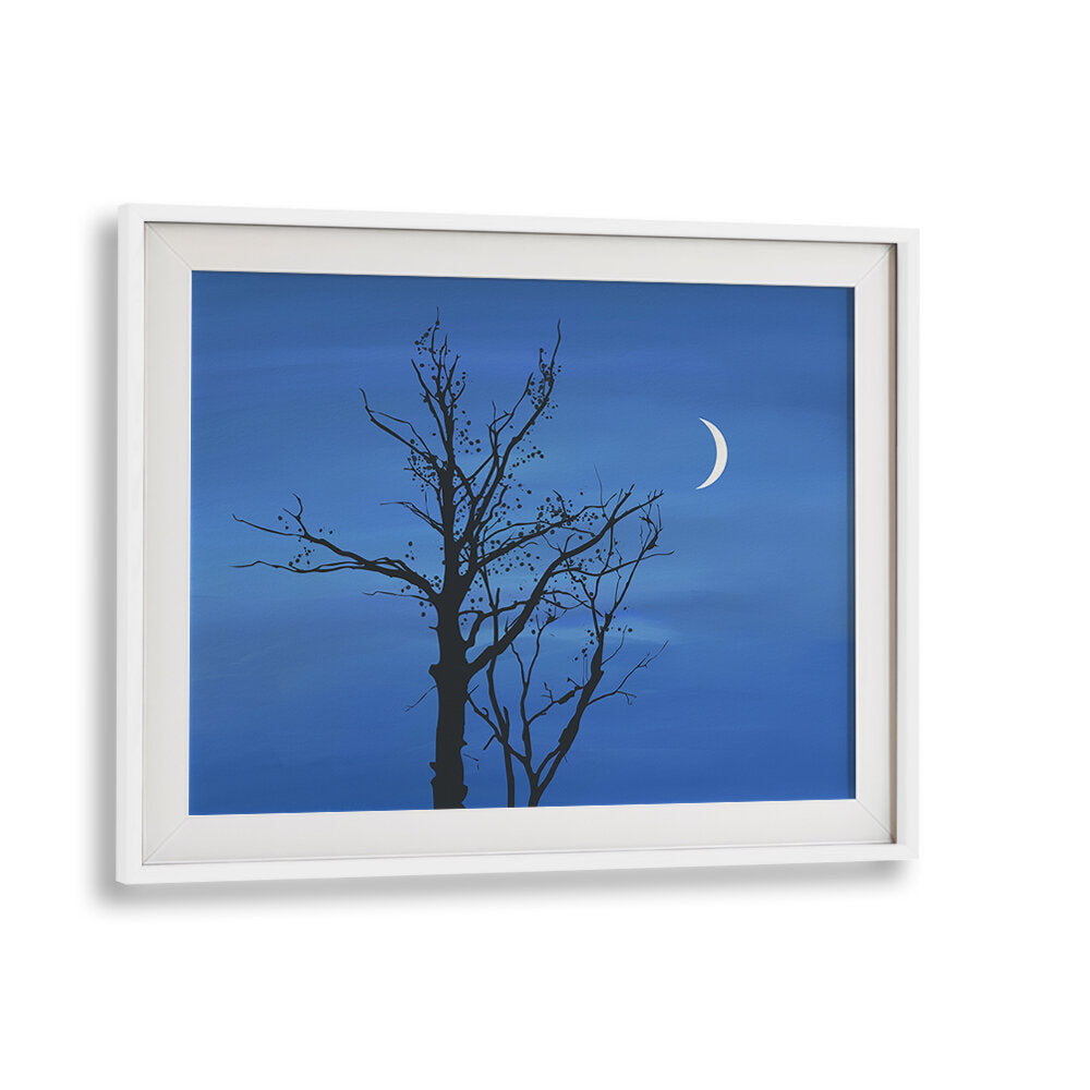 CRESCENT BLUE SKY , LANDSCAPE PAINTINGS