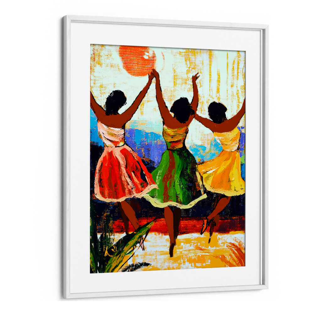 DANCING WOMEN , PORTRAITS & FIGURATIVE ILLUSTRATIONS