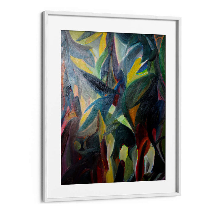 DEEP WOODS , ABSTRACT PAINTINGS