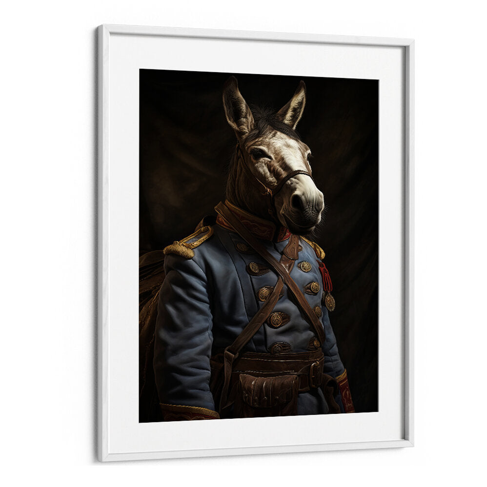 DONKEY IN COSTUME II , ANIMAL PAINTINGS