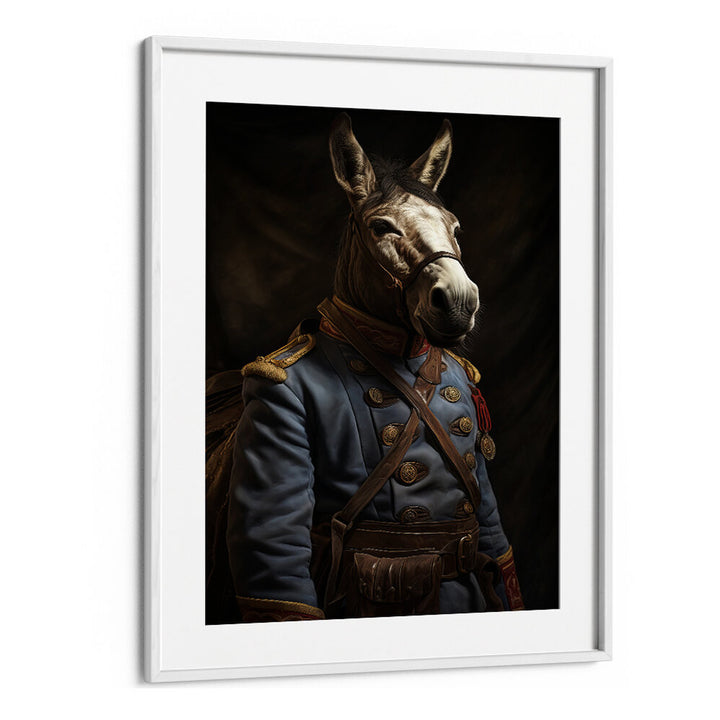 DONKEY IN COSTUME II , ANIMAL PAINTINGS