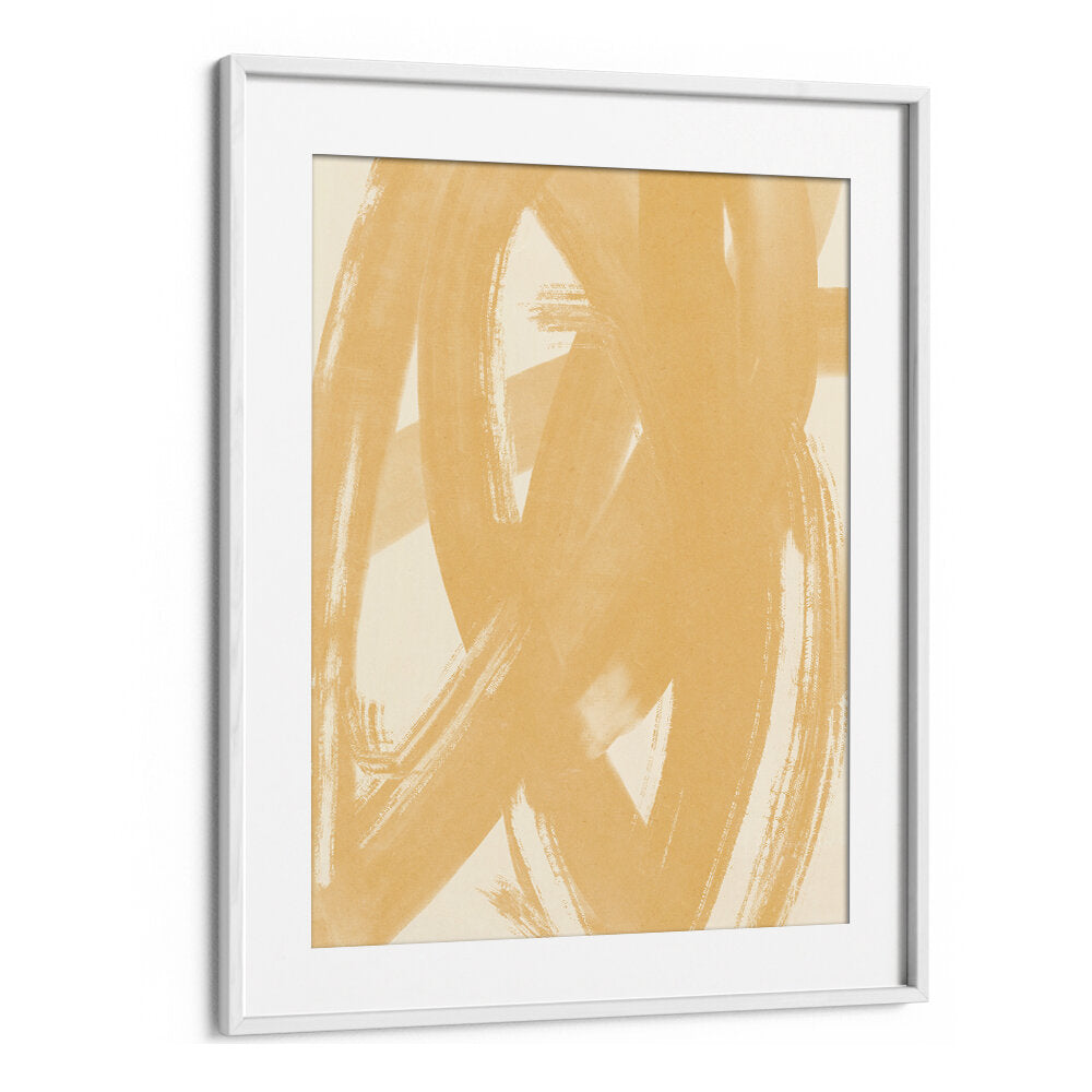 DYNAMIC BEIGE BRUSHSTROKES , ABSTRACT PAINTINGS