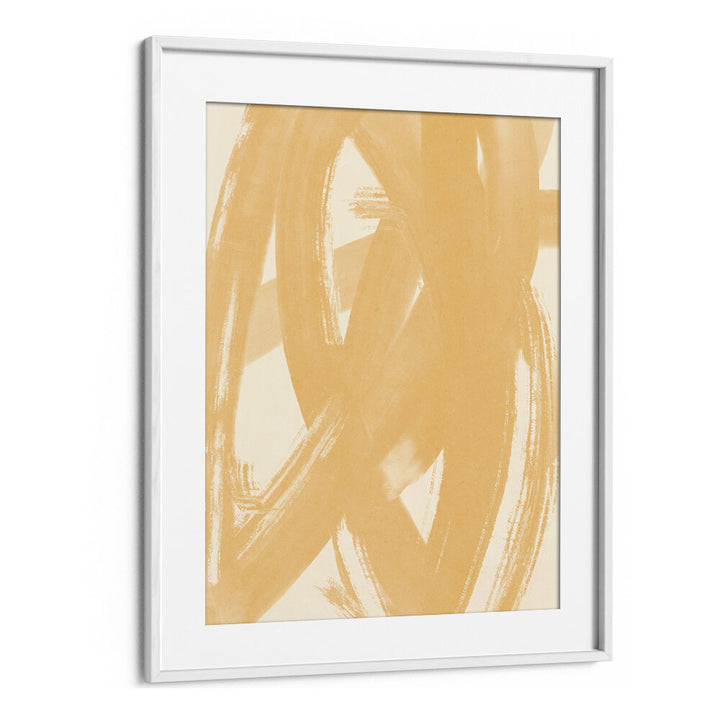 DYNAMIC BEIGE BRUSHSTROKES , ABSTRACT PAINTINGS