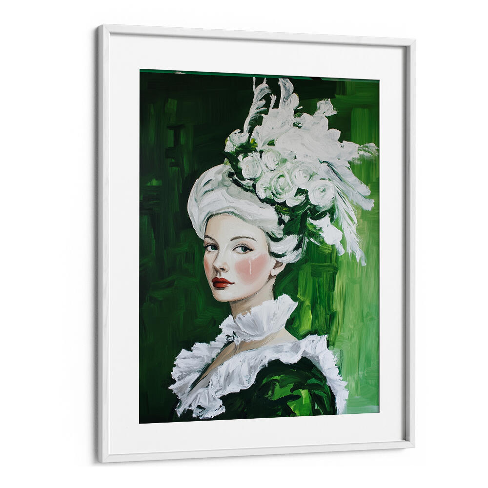 EMERALD ELEGANCE , PORTRAITS & FIGURATIVE ILLUSTRATIONS