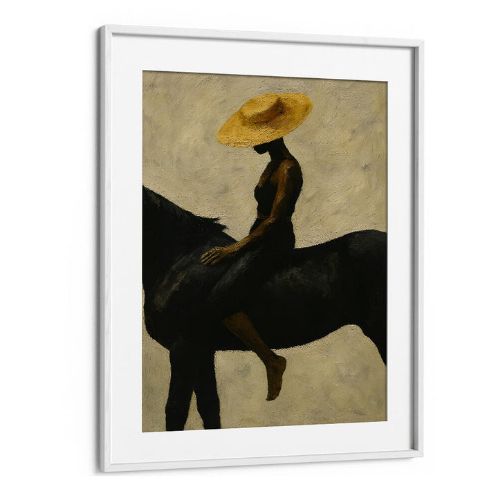 EQUESTRIAN REVERIE , EXPRESSIONISM PAINTINGS