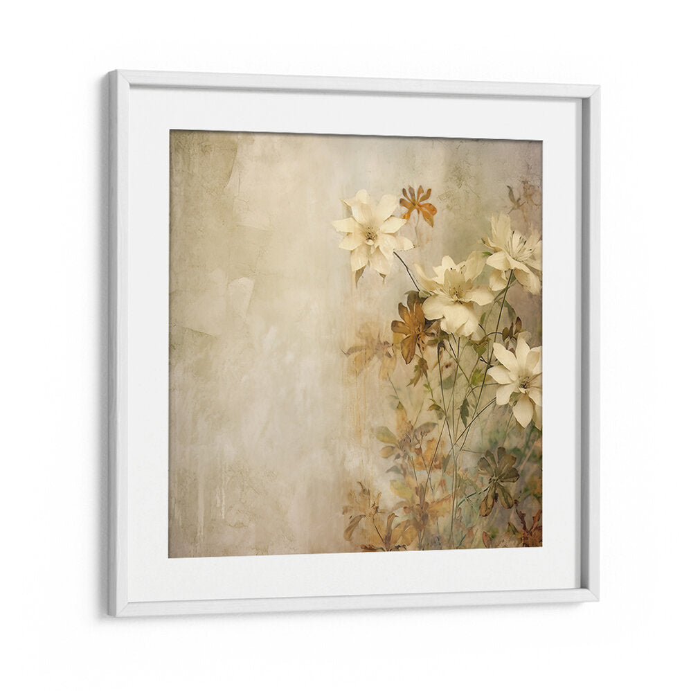 FA VINTAGE FLORAL XVIII , FLORAL FLOWER PAINTINGS