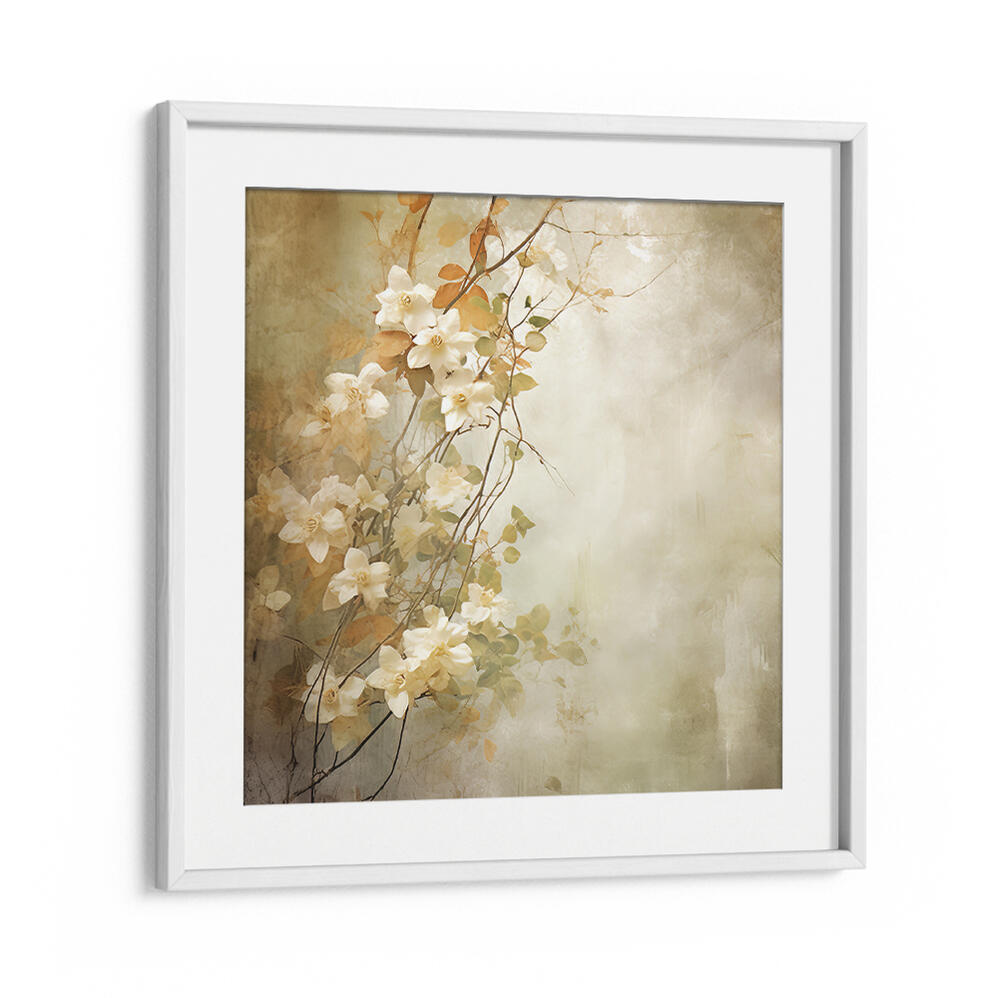 FA VINTAGE FLORAL V , FLORAL FLOWER PAINTINGS