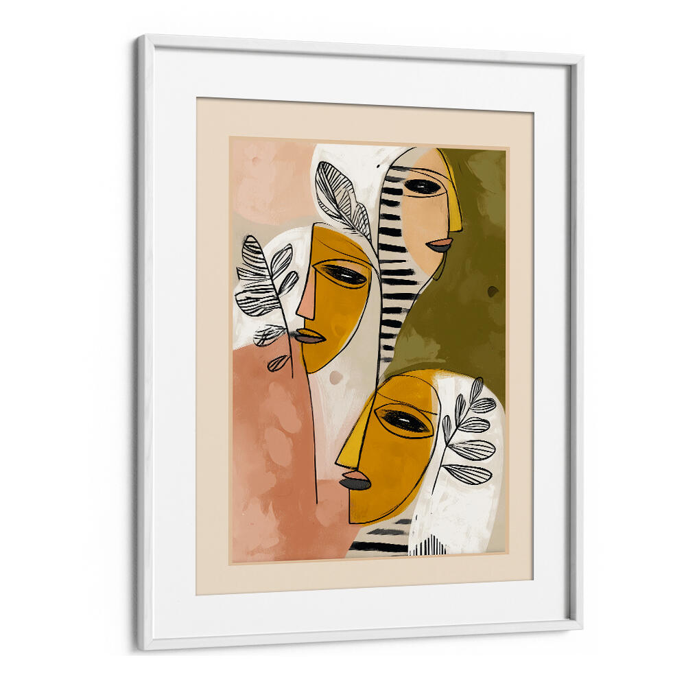 FACES OF THE GARDEN , ABSTRACT PAINTINGS