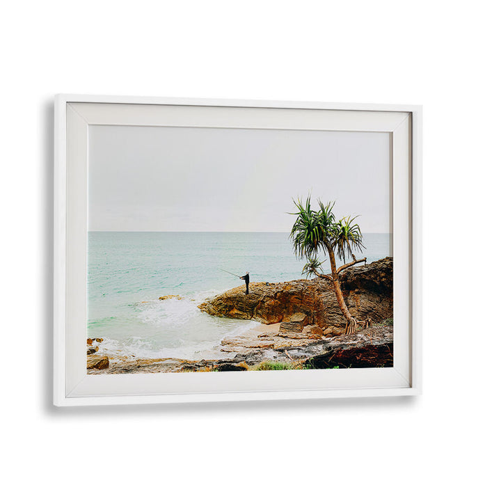 FISHING ON STRADBROKE ISLAND , LANDSCAPE PAINTINGS