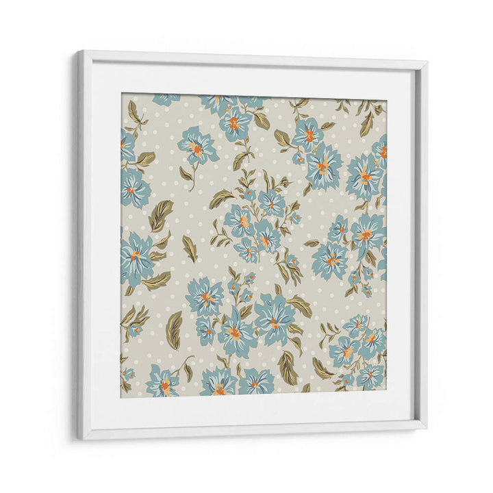FLORAL HERITAGE VII, PATTERN ART PRINTS features a beautiful floral design, perfect for enhancing any decor.
