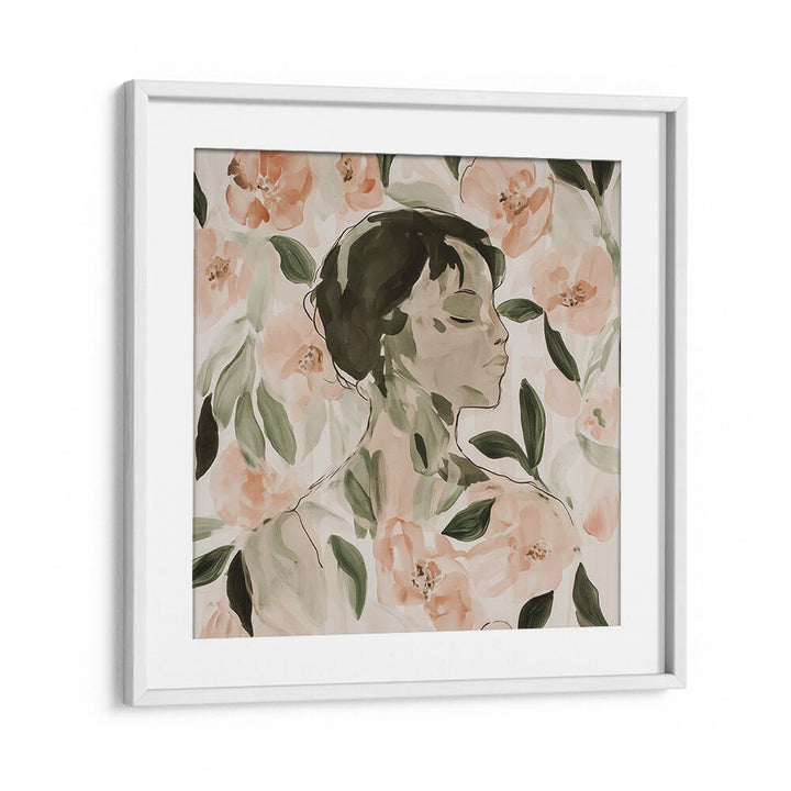 FLORAL SERENITY VI , PORTRAITS & FIGURATIVE ILLUSTRATIONS