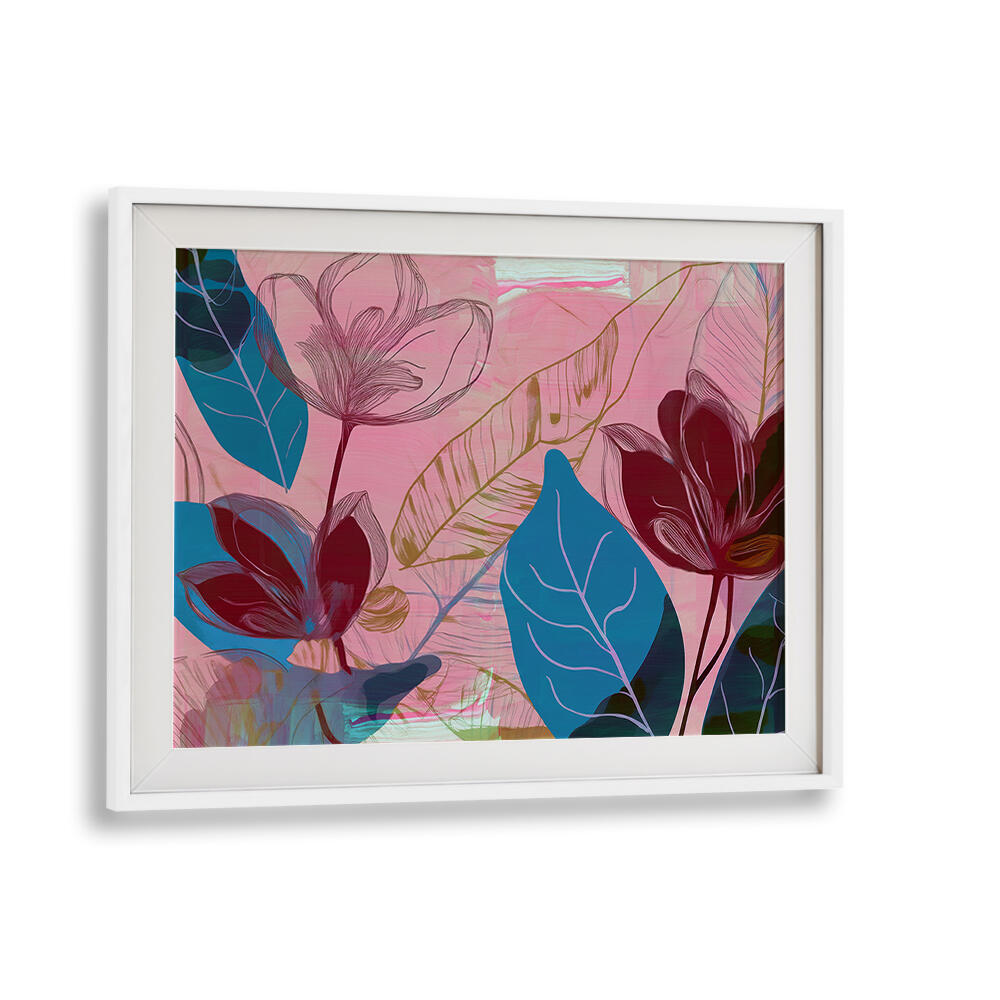 FLOWER GARDEN II , FLORAL FLOWER PAINTINGS