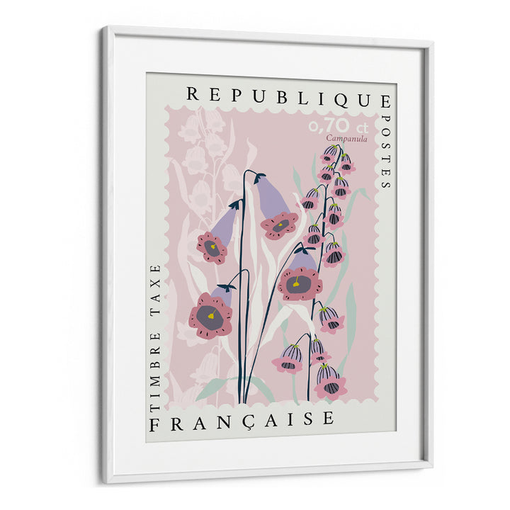 FRENCH FLORAL POSTAGE STAMP