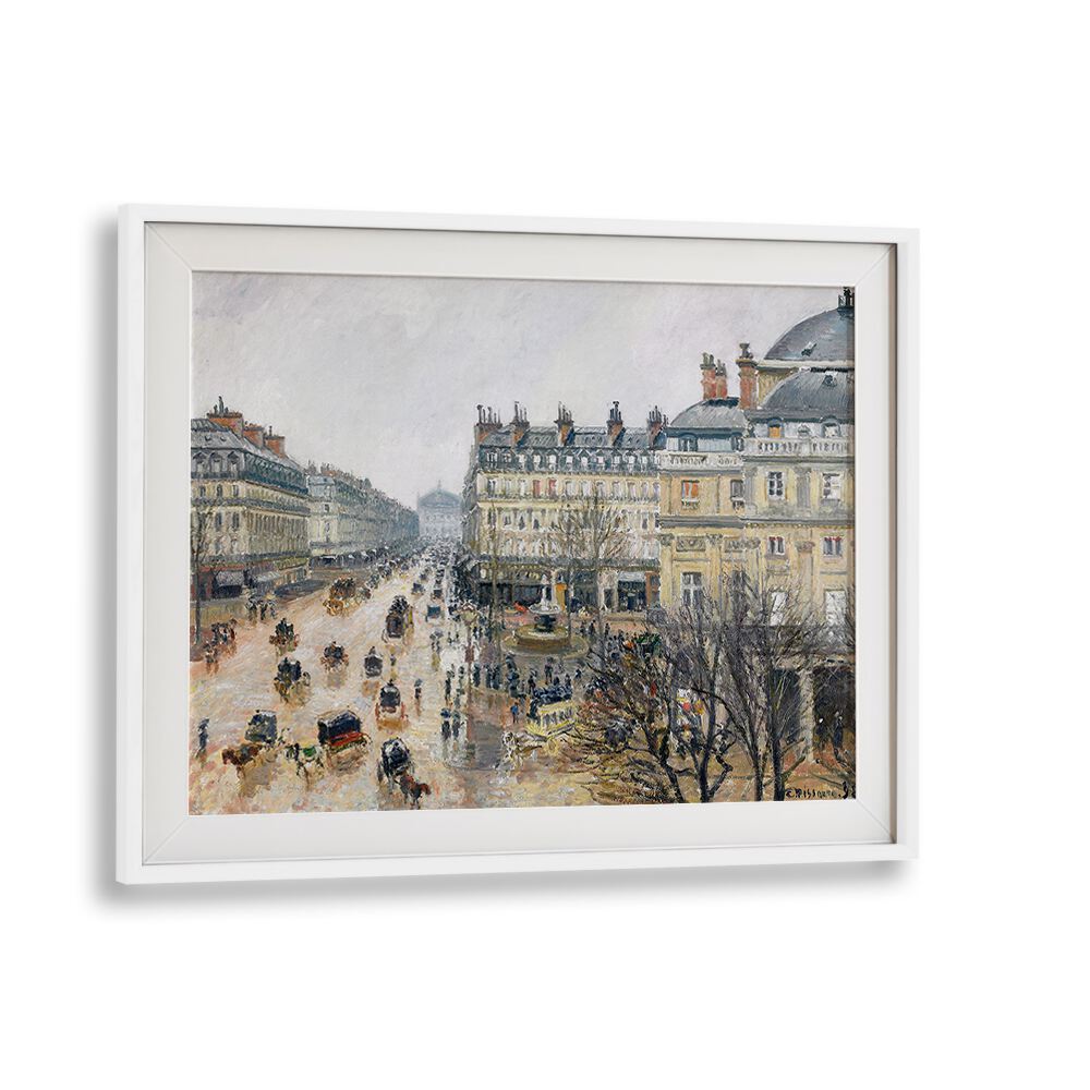 FRENCH THEATER SQUARE, PARIS (1898)  , VINTAGE PAINTINGS