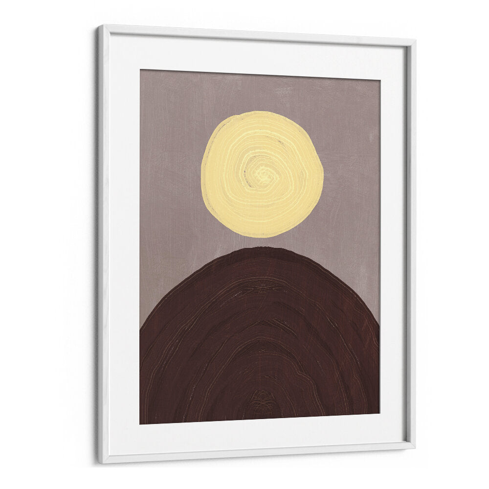 GEOMETRIC YELLOW SUN , ABSTRACT PAINTINGS