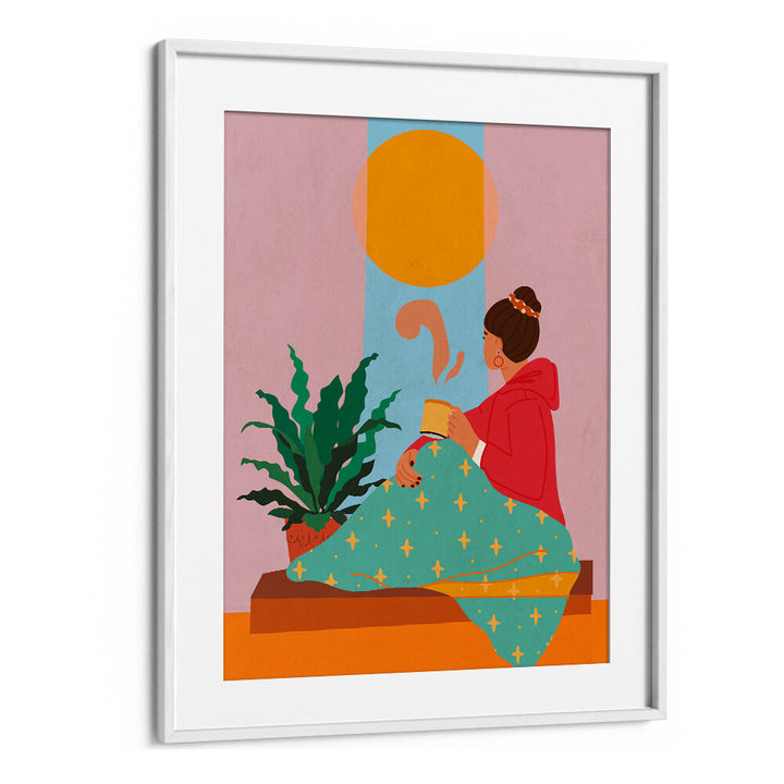 GIRL LOOKING OUT OF WINDOW II , FASHION POSTERS