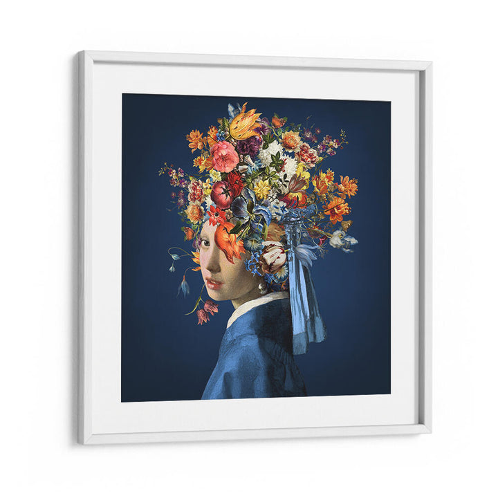 GIRL WITH A PEARL EARRING III , ALTERED ART PRINTS