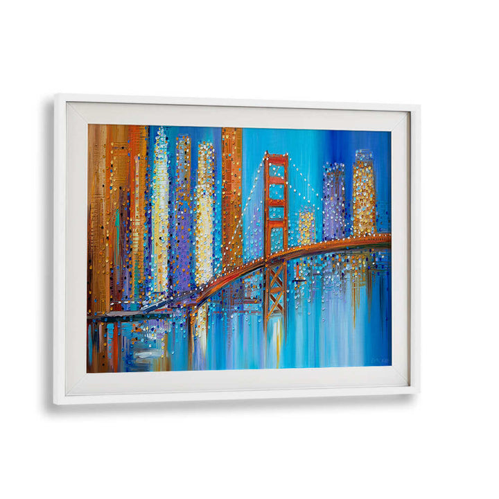 GOLDEN GATE BRIDGE , MODERN IMPRESSIONISM PAINTINGS