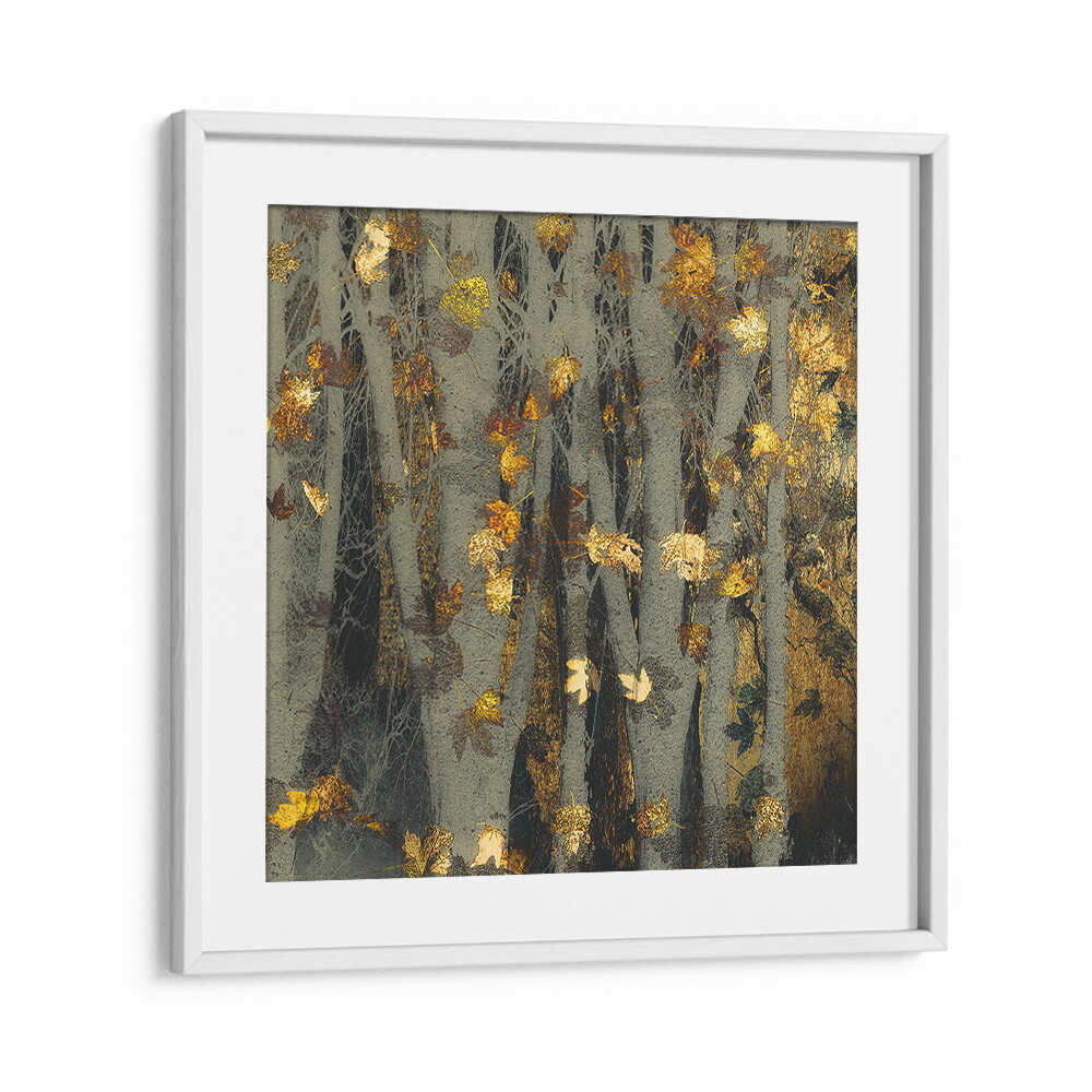 GOLD LEAF , FLORAL FLOWER PAINTINGS