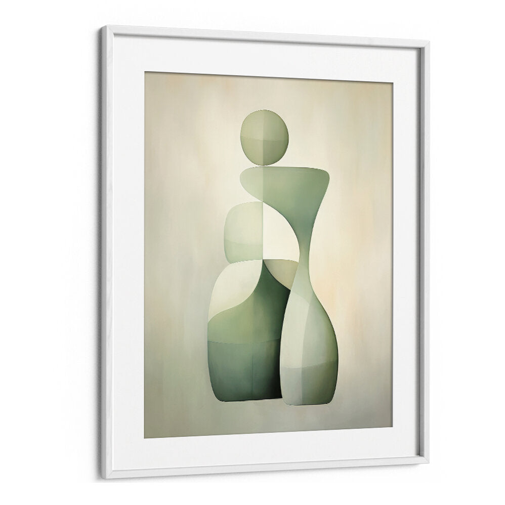 GREEN BEIGE GEO VI , ORGANIC FORMS