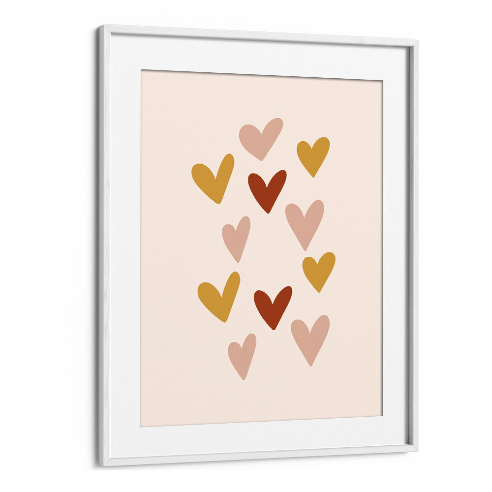 HEARTS , BOHO ART PAINTINGS