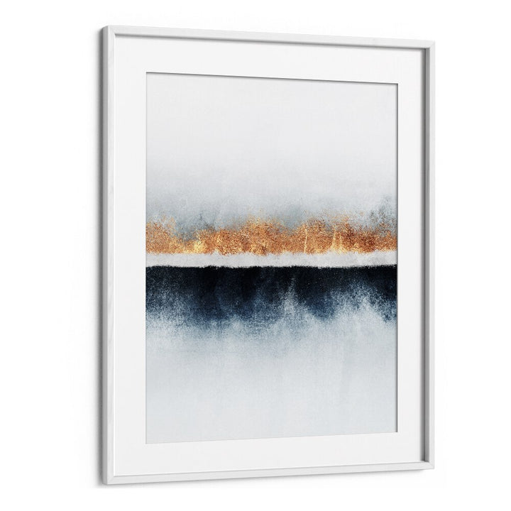 Elegant HORIZON, ABSTRACT PAINTINGS with gold accents, perfect for modern spaces, enhancing creativity and style.