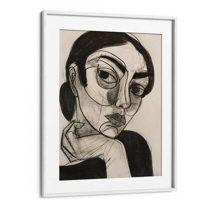 INTELECTUAL WOMAN , PORTRAITS & FIGURATIVE ILLUSTRATIONS