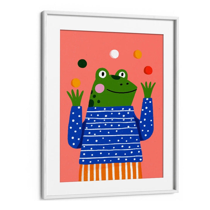 JUGGLING FROG ,KIDS ROOM PAINTINGS