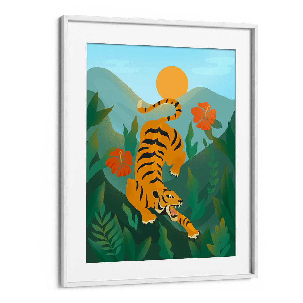 JUNGLE TIGER , KIDS ROOM PAINTINGS