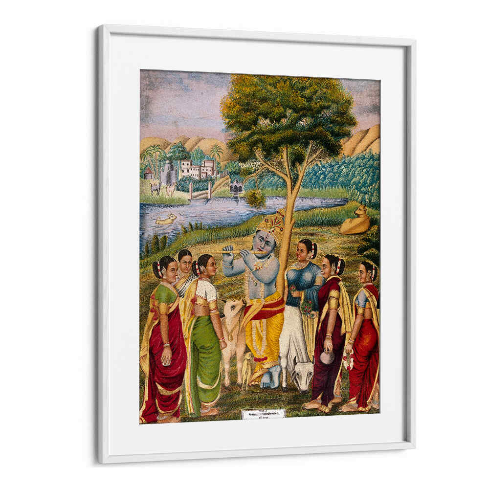 KRISHNA PLAYING THE FLUTE
