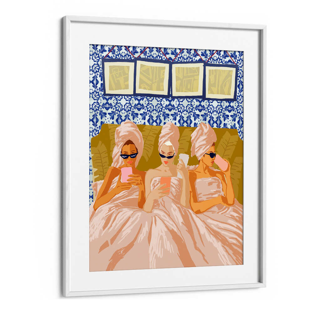 LADIES-ONLY CLUB , PORTRAITS & FIGURATIVE ILLUSTRATIONS