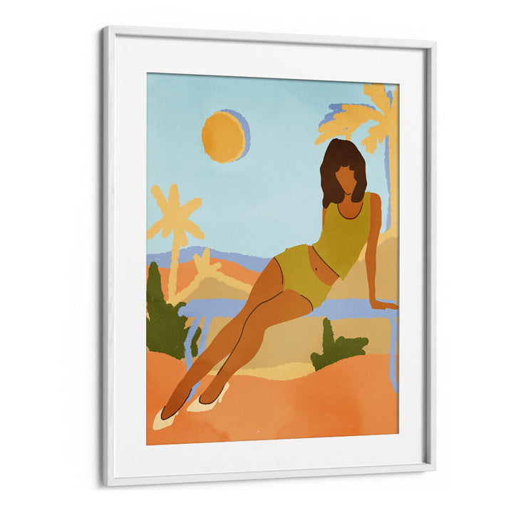 LEANING INTO THE BREEZE , PORTRAITS & FIGURATIVE ILLUSTRATIONS