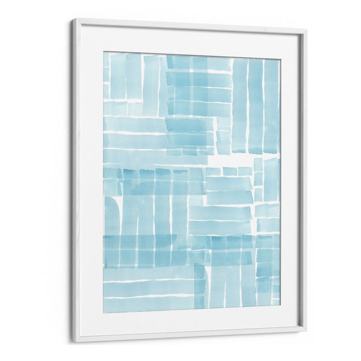 Stunning BLUE WATERCOLOUR WASH III, ABSTRACT PAINTINGS in soft gradients, perfect for transforming your space.
