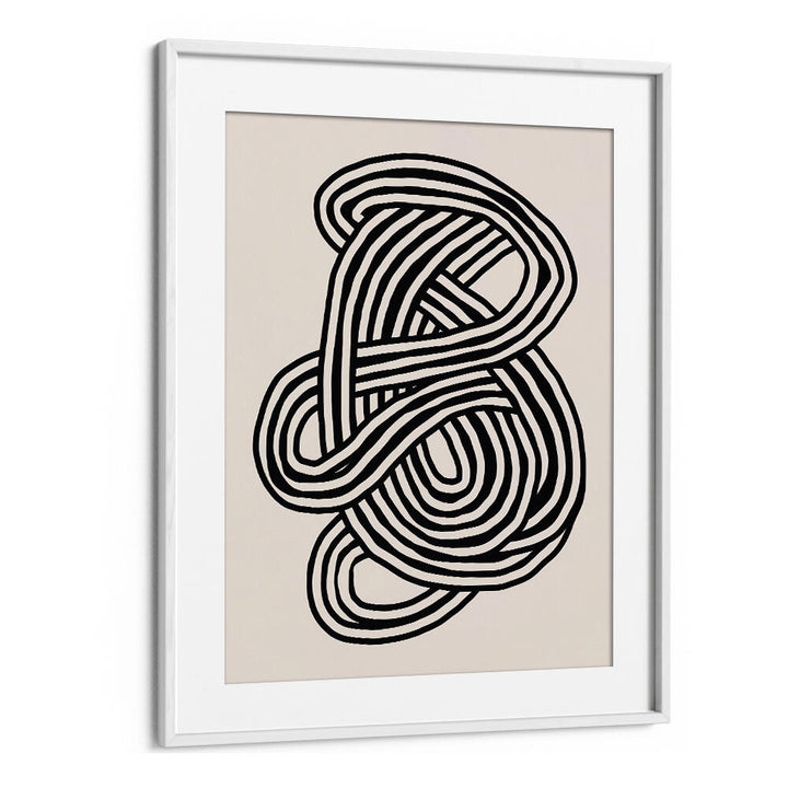 LINE ART ORGANIC SHAPE IN BLACK , LINE ART PAINTINGS