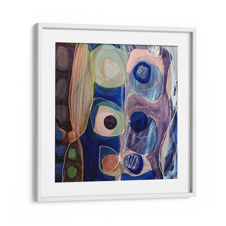 Bold and colorful LITTLE MONSTERS II, ABSTRACT PAINTINGS collection enhancing modern home decor. Perfect focal point.