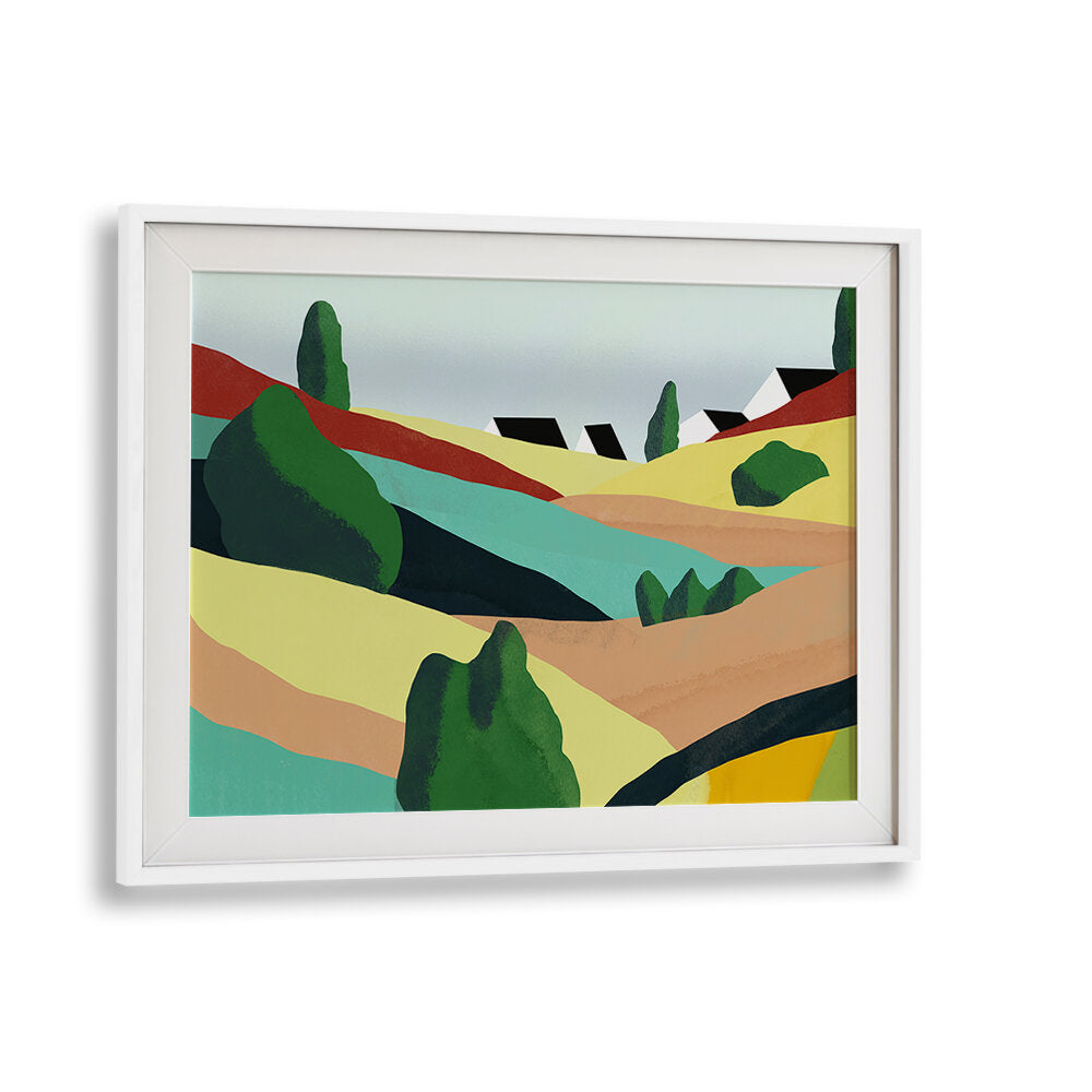 LITTLE COLOR ROLLING HILLS , LANDSCAPE PAINTINGS